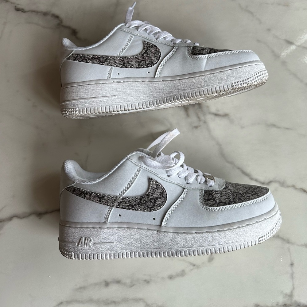 Custom Gucci Air Force 1s - Size 6